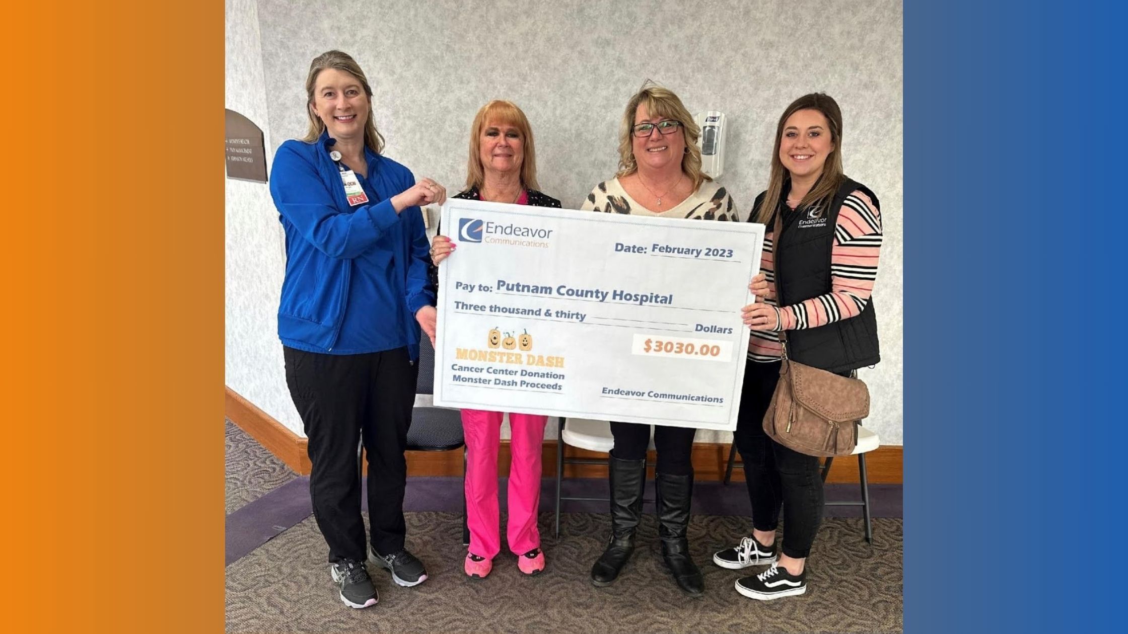 Endeavor Giving to Putnam County Hospital 